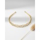 Serre-tête Capim dourado – YUCATAN – Or végétal - Diamètre 18 cm - Sloweco
