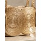Bolso de mano artesanal - JALAPAO  TRENZADO - Capim dourado - Oro vegetal – Largo 24 x Alto 16 x Ancho 8 cm - Sloweco