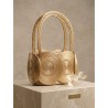 Sac à main artisanal -  JALAPAO TRENZADO  - Capim dourado - Or végétal – L 24 x H 16 x l 8 cm –  Sloweco