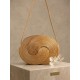 Sac à main artisanal - Capim dourado – BANDOLIÈRE MINI PARIS - L 19cm x H 13,5 cm x l 5cm - Sloweco