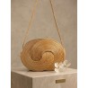 Sac à main artisanal - Capim dourado – BANDOLIÈRE MINI PARIS - L 19cm x H 13,5 cm x l 5cm - Sloweco
