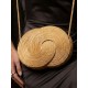 Sac à main artisanal - Capim dourado – BANDOLIÈRE MINI PARIS - L 19cm x H 13,5 cm x l 5cm - Sloweco