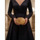 Bolso de mano artesanal - BANDOLERA MINI PARIS  - Capim dourado – Oro vegetal - Largo 19 x Alto 13,5 x Ancho 5 - Sloweco