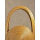 Bolso de mano artesanal - SOL DORADO - Capim dourado - Oro vegetal – Largo 24 x Alto 23 x Ancho 6 cm - Sloweco