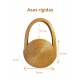 Sac à main artisanal -  SOL DORADO - Capim dourado – L 24 x H 23 x 6 cm – Sloweco