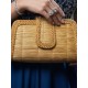 Bolso de mano artesanal - SOL DORADO - Capim dourado - Oro vegetal – Largo 22 x Alto 13 x Ancho 5,5 cm - Sloweco