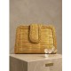 Sac à main artisanal -  LUZ DORADA - Capim dourado – L 22 x H 13 x 5,5 cm – Sloweco
