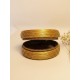 Boîte ovale artisanale -  Capim dourado – L 9 x H 8 x 4 cm – Sloweco