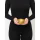 Cajita ovalada artesanal - Capim dourado - Oro vegetal – Largo 9 x Alto 8 x Ancho 4 cm - Sloweco