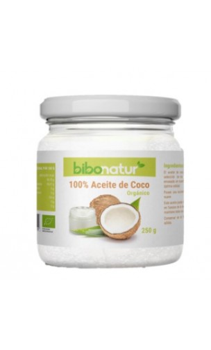 Huile de coco vierge extra Bio - Bibonatur - 250 g