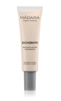 Base de maquillaje bio semimate - Péptidos - 010 PORCELAIN SKINONYM - MÁDARA - 30 ml.