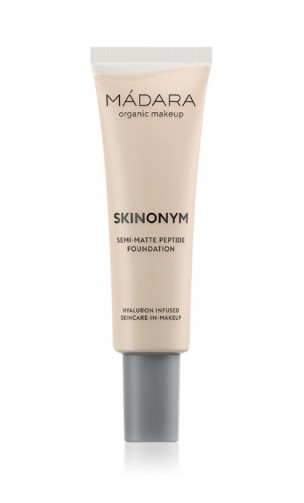 Fond de teint bio semi-mat - Péptides - 015 STONE  SKINONYM - MÁDARA - 30 ml.