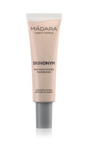 Fond de teint bio semi-mat - Péptides - 020 IVORY  SKINONYM - MÁDARA - 30 ml.