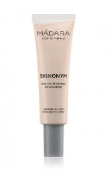 Fond de teint bio semi-mat - Péptides - 025 LINEN SKINONYM - MÁDARA - 30 ml.