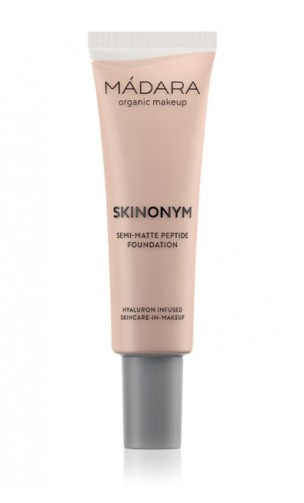Fond de teint bio semi-mat - Péptides - 030 ROSE IVORY - SKINONYM - MÁDARA - 30 ml.