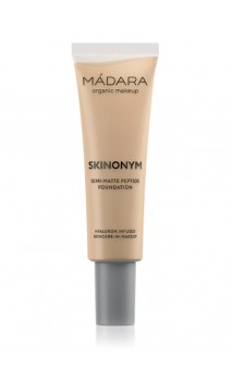 Fond de teint bio semi-mat - Péptides - 035 TRUE BEIGE - SKINONYM - MÁDARA - 30 ml.