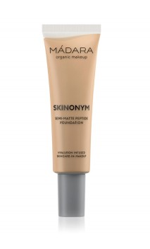Fond de teint bio semi-mat - Péptides - 040 SAND - SKINONYM - MÁDARA - 30 ml.
