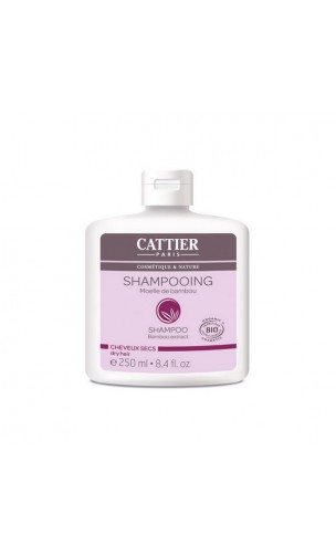 Champú ecológico con bambú para cabello seco  - Cattier - 250 ml.