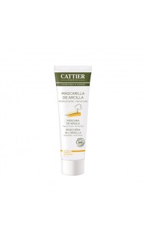 Masque BIO à l'argile jaune - Peau sèche - Cattier - 100 ml.