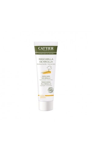 Masque BIO à l'argile jaune - Cattier - 100 ml.