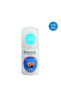 Déodorant bio en roll-on For fresh feelings Abricot & Fleur de sureau - Benecos - 50 ml.