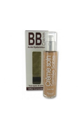 BB Cream ecológica Ácido Hialurónico (Tono arena - sable) - Naturado en Provence - 50 ml.