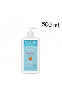 Gel de ducha suave ecológico para niños - Cattier - 500 ml.