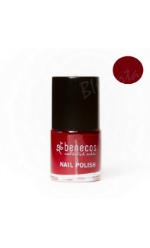 Esmalte de uñas natural Cherry red - Nuevo formato - Benecos - 5 ml.