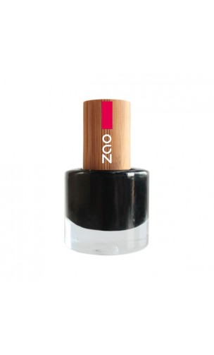 Vernis à ongle naturel - Zao Make Up - Noir - 644 - 8 ml.