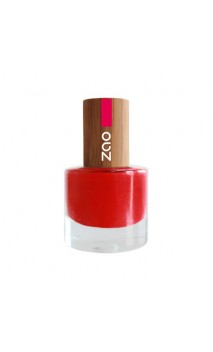 Vernis à ongles naturel - Zao Make Up - Rouge Carmin - 650 - 8 ml.