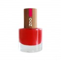 Vernis à ongles naturel - Zao Make Up - Rouge Carmin - 650 - 8 ml.