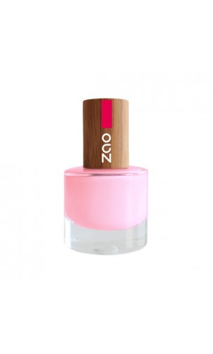 Esmalte de uñas natural - Zao Make Up - Rose Bonbon - 654 - 8 ml.