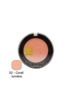 Fard à joues BIO 02 Corail Lumière -SO'BiO étic- 4,5 gr.