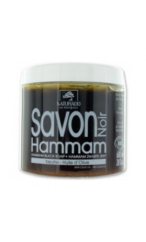 Savon de Hammam noir BIO - Naturado en Provence - 600 ml.