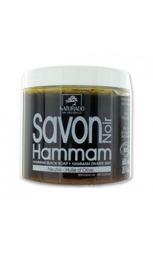 Jabón de Hammam negro ecológico - Naturado en Provence - 600 ml.