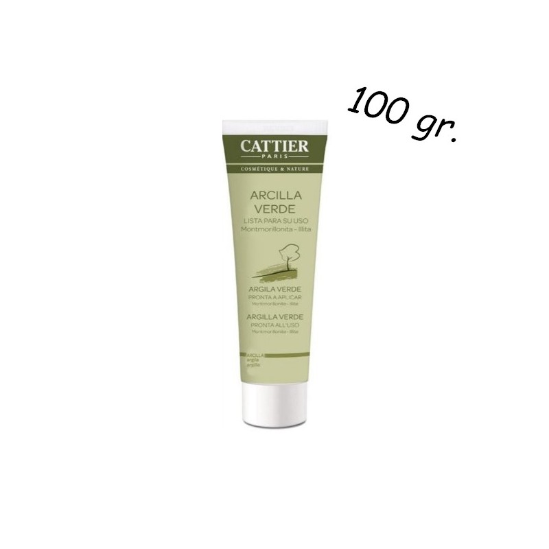 Arcilla Verde natural Lista para usar - Cattier - 100 ml. - BIOFERTA