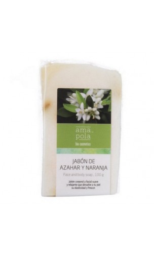 Jabón ecológico Azahar y naranja - Amapola - 100 gr.