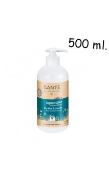 Savon liquide BIO pour les Mains Aloe & Citron vert  - SANTE Family - 500 ml.