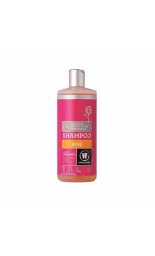 Champú ecológico de Rosa Cabello normal - URTEKRAM - 500 ml.