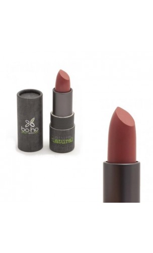 Rouge à lèvres bio mate transparent 304 Cappuccino - BoHo Green Cosmetics - 3,5 gr.