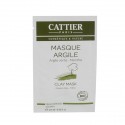 Monodosis Mascarilla facial ecológica con Arcilla Verde - Piel Mixta/Grasa - Cattier - 12.5 ml.