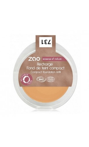 Recarga Maquillaje compacto ecológico 731 - Abricot - Zao Make Up - 7,5 gr.