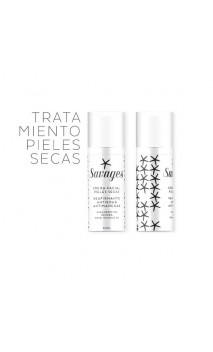 Crema facial bio Antiedad & Antimanchas Ácido Hialurónico - Piel seca - Savages - 50 ml.