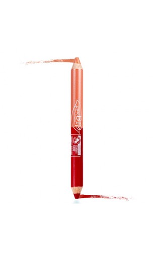 Crayon pour les lèvres bio DUO Jour & Nuit - PuroBIO - 2,3 gr.