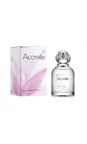 Eau de parfum Divine Orchidée - Perfume bio Anti-estrés - Acorelle - 50 ml.