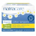 Tampón Normal algodón bio sin aplicador - Natracare - 10 Ud.