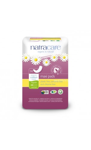 Compresa Ultra Normal con alas - Natracare - 14 Ud.