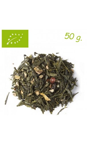 Té verde FRUTOS ROJOS (Bienestar) - Té ecológico a granel - Aromas de té