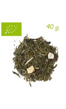 Té verde/blanco bio Sorbete de Mango - Té ecológico a granel - Aromas de té