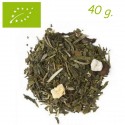 Té verde/blanco bio Sorbete de Mango - Té ecológico a granel - Aromas de té